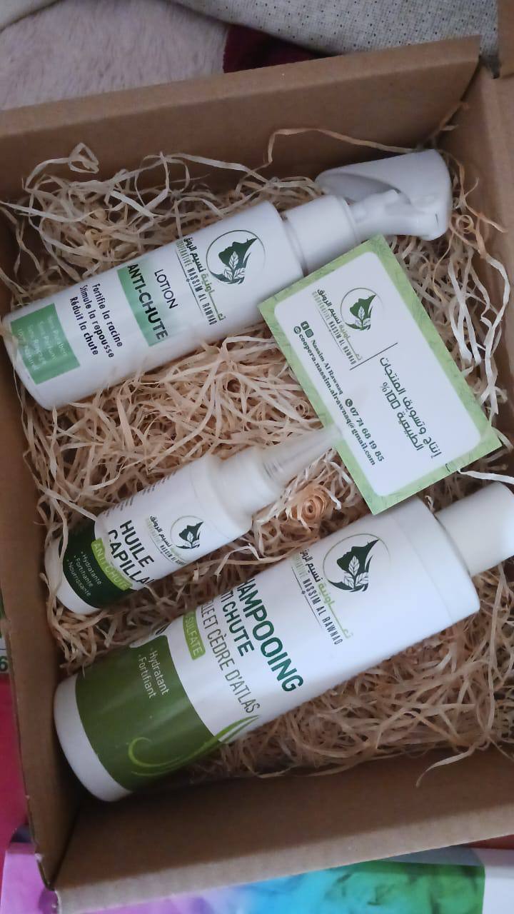 Coffret Anti-Chute : Lotion, Shampoing & Huile Capillaire