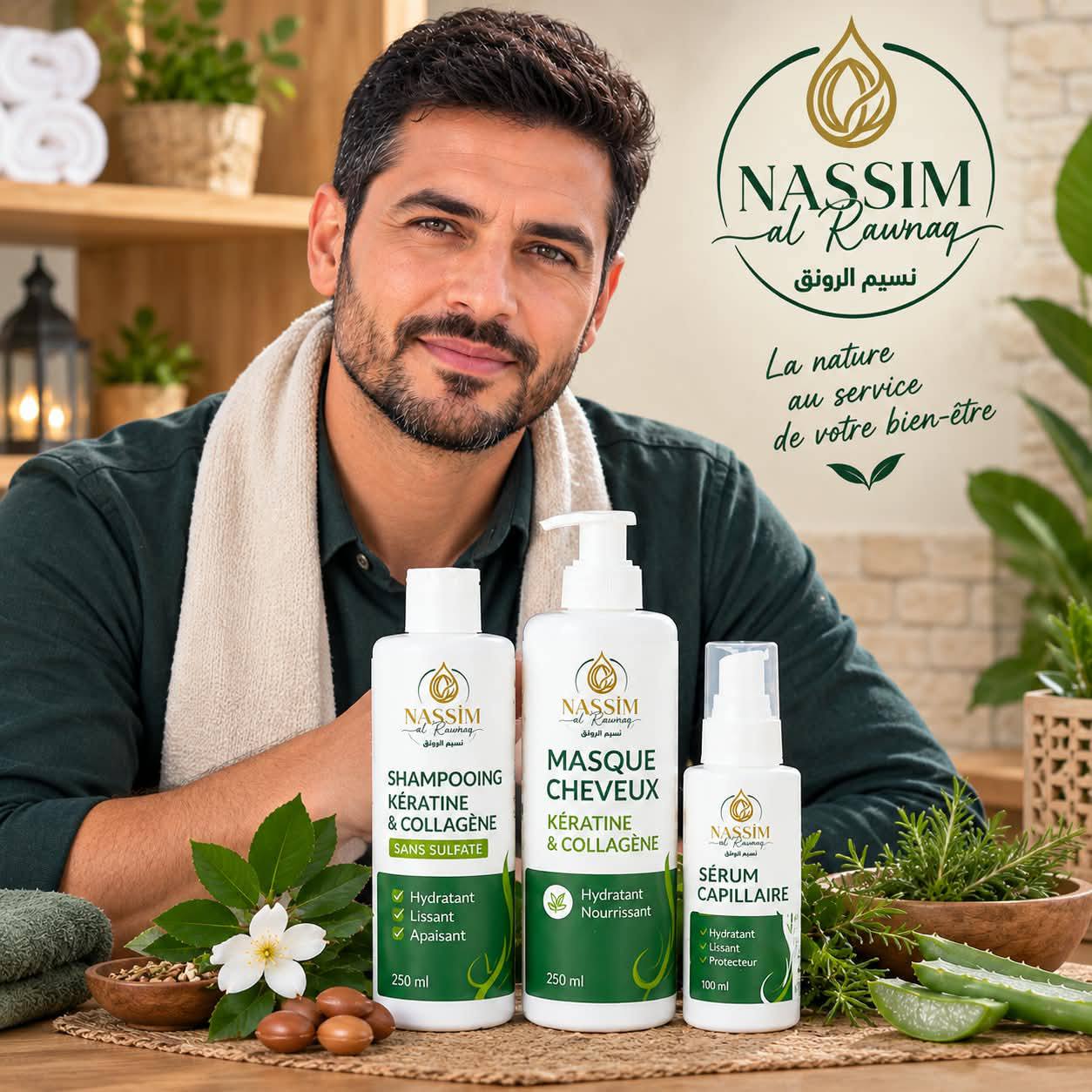 Coffret Capillaire Kératine & Collagène – Nassim al Rawnaq