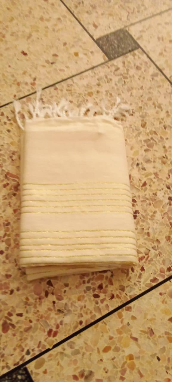 Fouta artisanale à franges