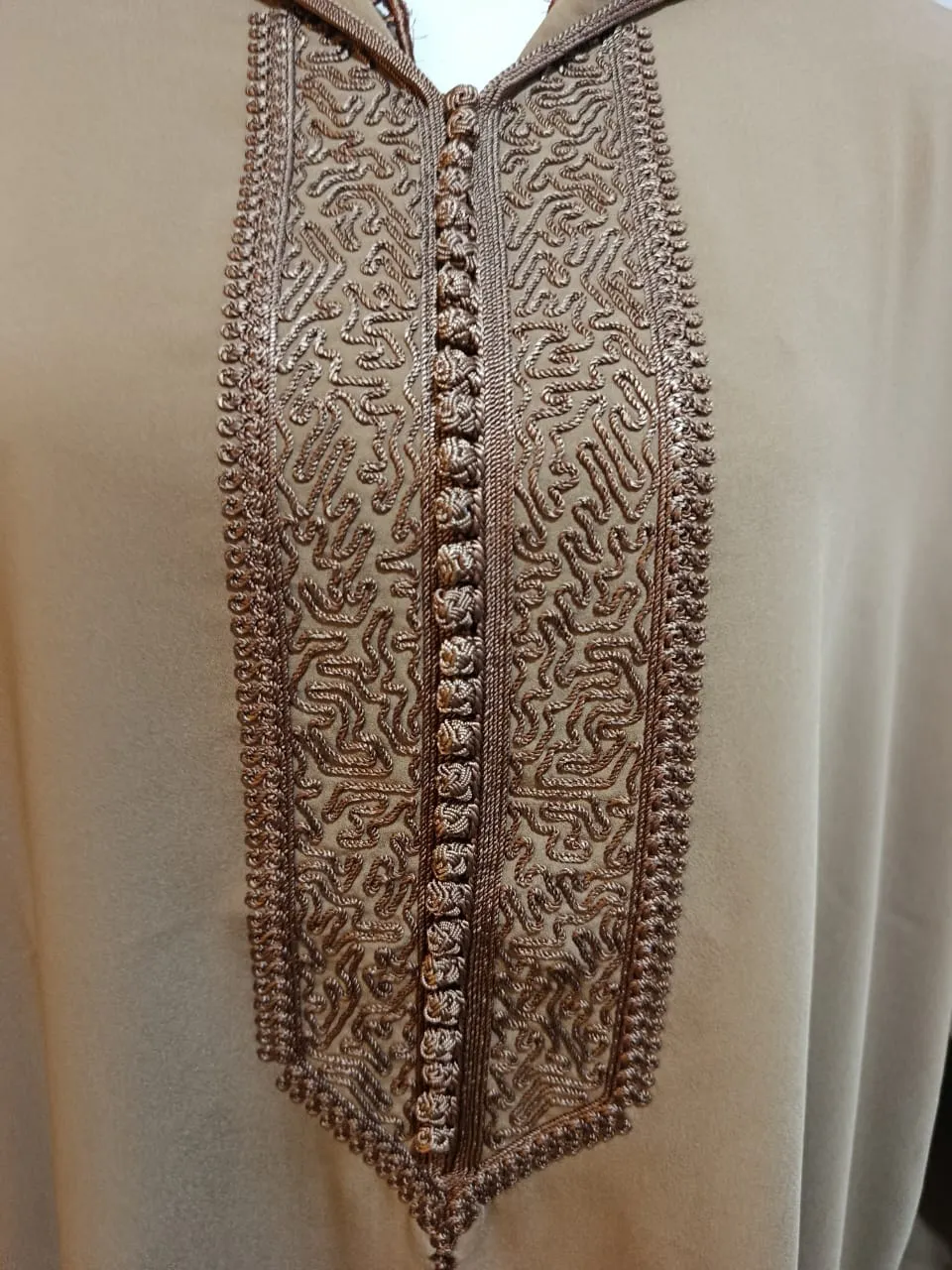 Djellaba brodée main